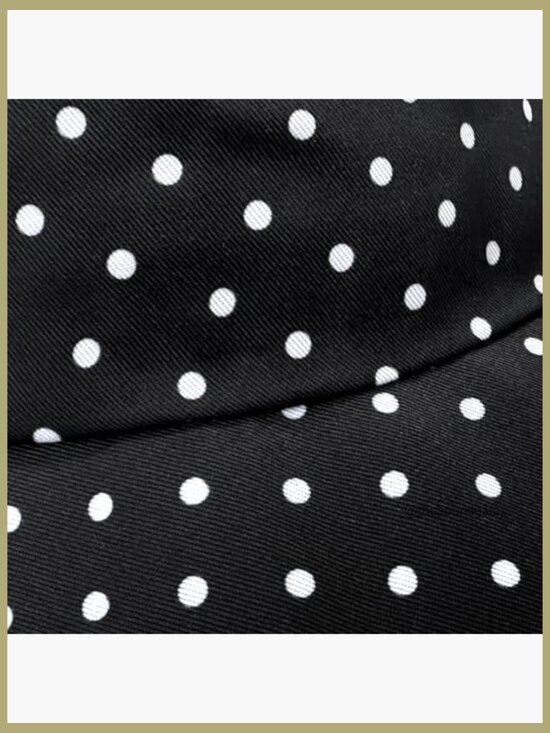Polka Dot Bucket Hat for Women Men Summer Outdoor Beach Fishing Cap main image 4